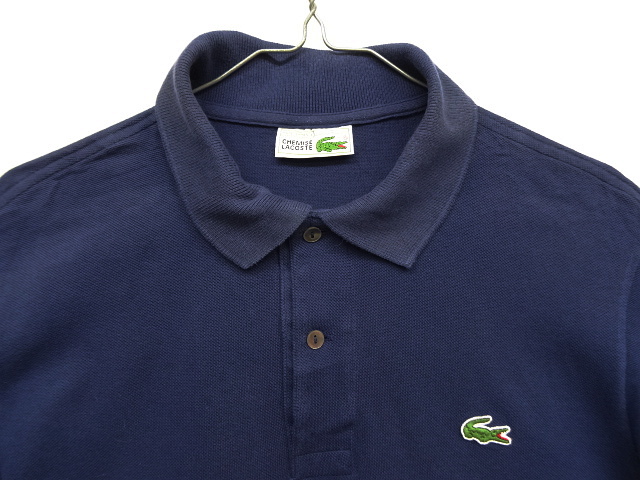 画像: 80'S CHEMISE LACOSTE ポロシャツ ネイビー フランス製 (VINTAGE)