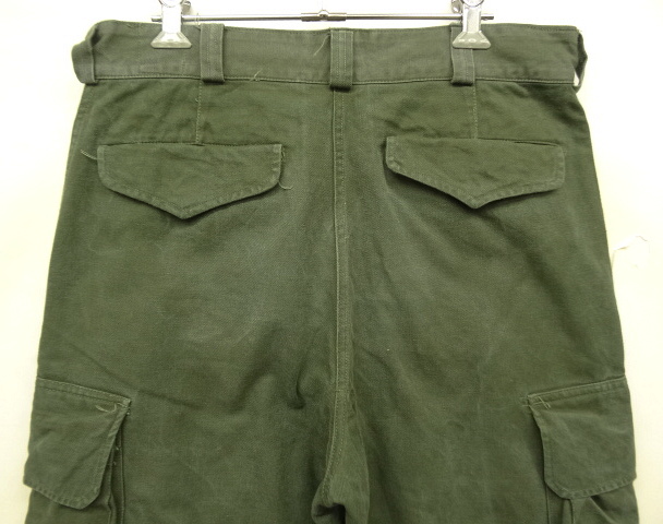 画像: 50'S フランス空軍 "AIR FORCE仕様" M47 フィールドパンツ 前期型 DK OLIVE サイズ76M(21) (VINTAGE)