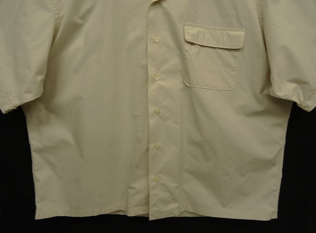 画像: 90'S RRL 初期 三ツ星タグ 半袖 オープンカラーシャツ オフホワイト (VINTAGE)