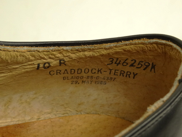 画像: 80'S アメリカ軍 US NAVY "CRADDOCK-TERRY製" ラバーソール サービスシューズ (DEADSTOCK)