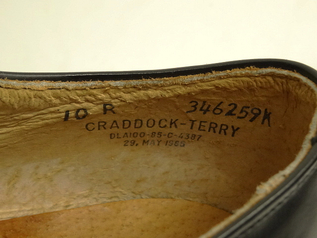 画像: 80'S アメリカ軍 US NAVY "CRADDOCK-TERRY製" ラバーソール サービスシューズ (DEADSTOCK)