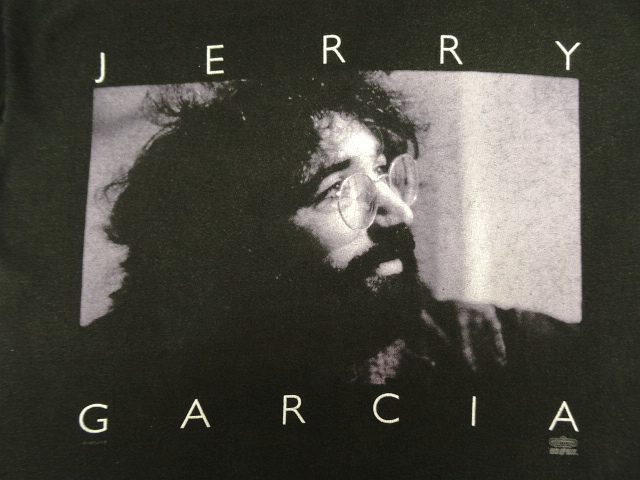 画像: 90'S JERRY GARCIA シングルステッチ 半袖 Tシャツ ブラック USA製 (VINTAGE)