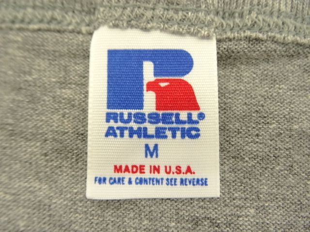 画像: 90'S RUSSELL ATHLETIC トライブレンド 半袖 Tシャツ ヘザーグレー USA製 (DEADSTOCK)