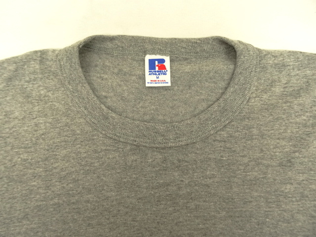 画像: 90'S RUSSELL ATHLETIC トライブレンド 半袖 Tシャツ ヘザーグレー USA製 (DEADSTOCK)
