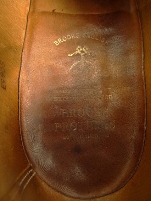 画像: 80'S BROOKS BROTHERS "BROOKS ENGLISH" プレーントゥ MADE IN ENGLAND (VINTAGE)