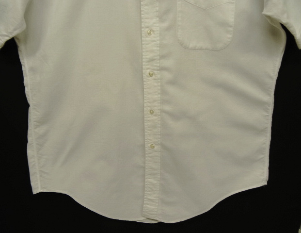 画像: 80'S BROOKS BROTHERS オックスフォード 半袖 BDシャツ ホワイト USA製 (VINTAGE)