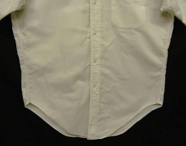 画像: 70'S BROOKS BROTHERS "6ボタン" オックスフォード 半袖 BDシャツ ホワイト USA製 (VINTAGE)