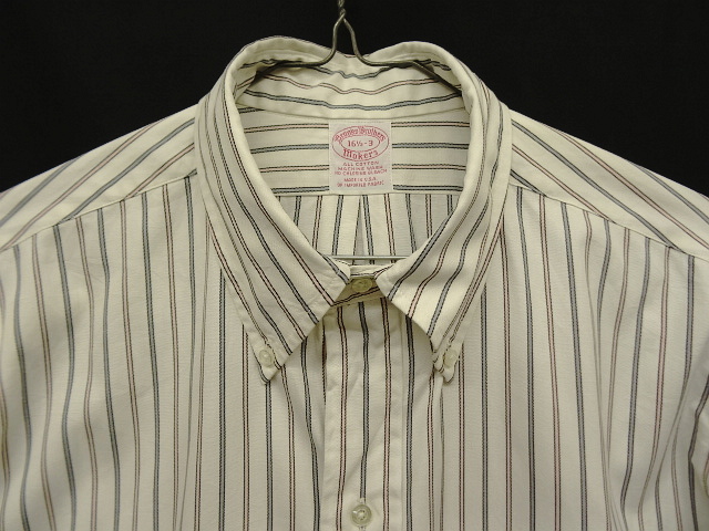 画像: 70'S BROOKS BROTHERS "6ボタン" オックスフォード BDシャツ ストライプ USA製 (VINTAGE)