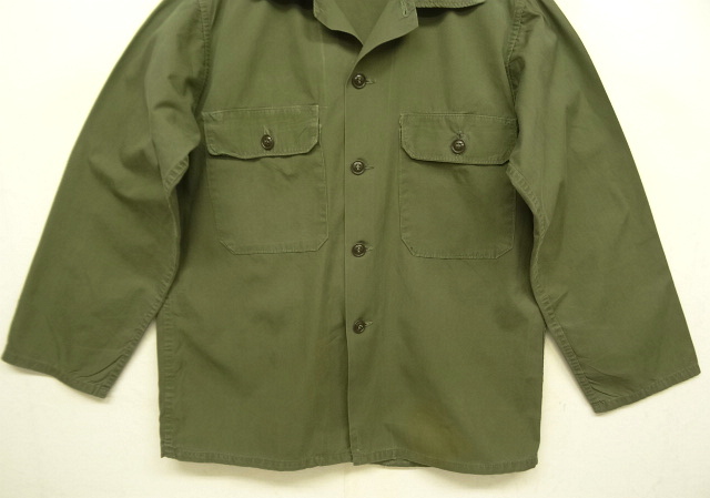 画像: 60'S アメリカ軍 US ARMY ポプリン ユーティリティシャツ (VINTAGE)