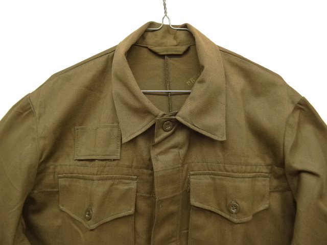 画像: 80'S チェコ軍 胸ポケット付き コットン ワークジャケット BROWN (DEADSTOCK)