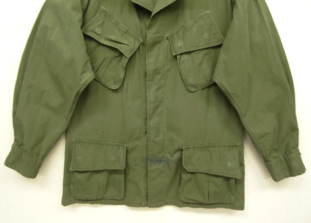 画像: 60'S アメリカ軍 US ARMY "JUNGLE FATIGUE 3rd" ノンリップ ファティーグジャケット M-R (VINTAGE)