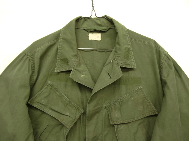 画像: 60'S アメリカ軍 US ARMY "JUNGLE FATIGUE 3rd" ノンリップ ファティーグジャケット M-R (VINTAGE)