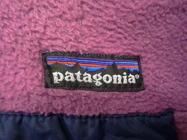 画像: 90'S PATAGONIA 雪無しタグ シンチラ スナップT フリースジャケット ブライトパープル ポルトガル製 (VINTAGE)