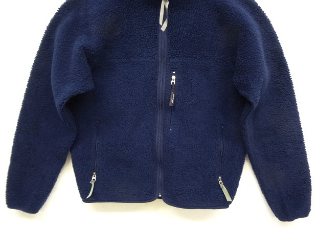 画像: 90'S PATAGONIA レトロカーディガン ネイビー USA製 (VINTAGE)