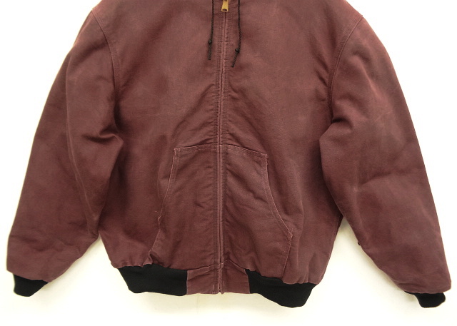 画像: 80'S CARHARTT 総柄裏地付き アクティブパーカー ブラウン USA製 (VINTAGE)