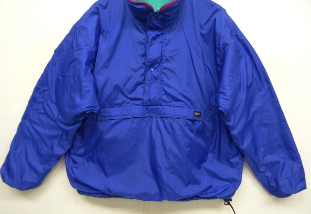 画像: 80'S PATAGONIA グリセード プルオーバージャケット ブルー/ライトグリーン USA製 (VINTAGE)