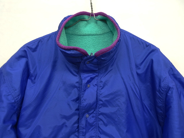 画像: 80'S PATAGONIA グリセード プルオーバージャケット ブルー/ライトグリーン USA製 (VINTAGE)