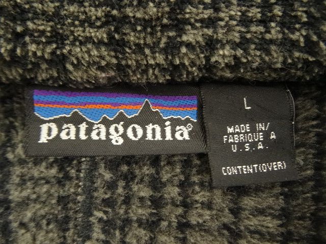 画像: 90'S PATAGONIA "ULTRA PLUSH OVERSHIRT" フリースジャケット チェック柄 USA製 (VINTAGE)