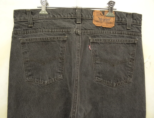 画像: 90'S LEVIS 505 デニム 先染めBLACK USA製 W36L30 (VINTAGE)