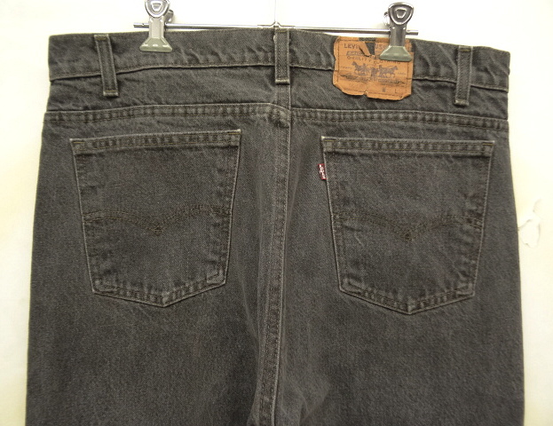 画像: 90'S LEVIS 505 デニム 先染めBLACK USA製 W36L30 (VINTAGE)