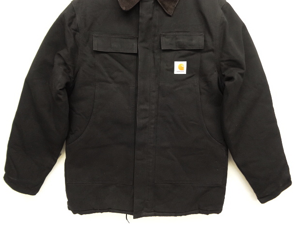 画像: 80'S CARHARTT 裏地キルティング ダックジャケット ブラック USA製 (VINTAGE)