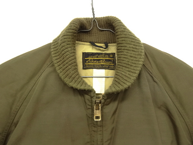 画像: 80'S EDDIE BAUER "ALL PURPOSE" 黒タグ グースダウンジャケット KHAKI (VINTAGE)