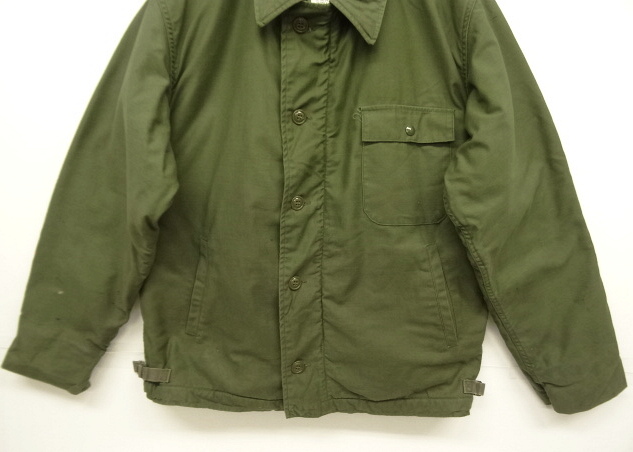 画像: 80'S アメリカ軍 US NAVY "A-2" バックステンシル入り デッキジャケット (VINTAGE)