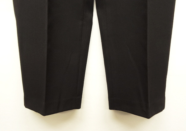 画像: イギリス軍 ROYAL NAVY "No.3 DRESS" プリーツ入り ウール ドレスパンツ BLACK (VINTAGE)