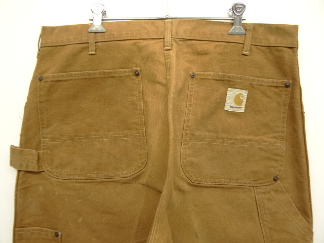 画像: 70'S CARHARTT ダブルニー ダックパンツ ブラウン 42TALONジップ (VINTAGE)