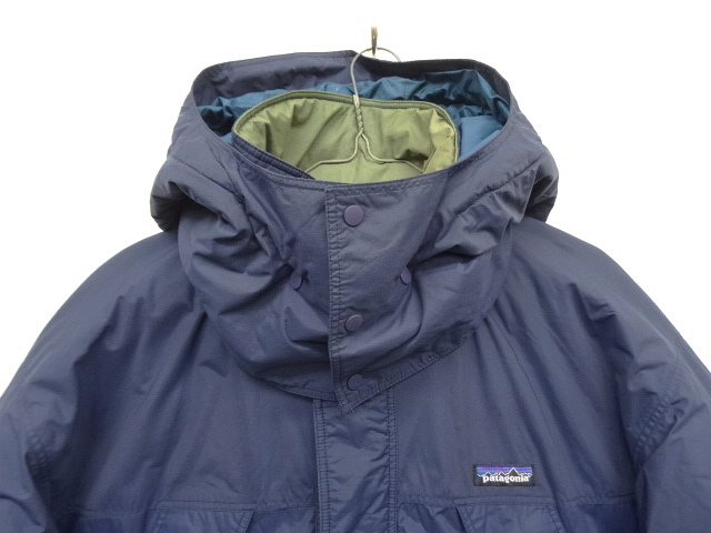 画像: 90'S PATAGONIA "GUIDE PARKA" 中綿入り ジャケット NAVY/OLIVE/TEAL (VINTAGE)