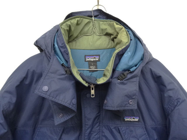 画像: 90'S PATAGONIA "GUIDE PARKA" 中綿入り ジャケット NAVY/OLIVE/TEAL (VINTAGE)