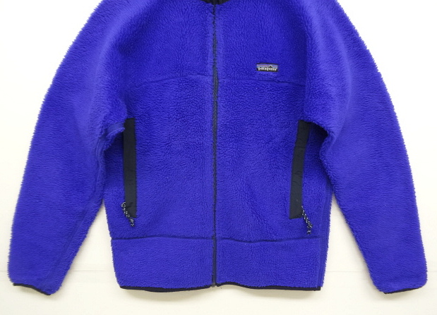 画像: 90'S PATAGONIA レトロX 裏地P.E.F フリースジャケット ブルー/ブラック USA製 (VINTAGE)