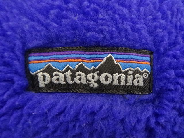 画像: 90'S PATAGONIA レトロX 裏地P.E.F フリースジャケット ブルー/ブラック USA製 (VINTAGE)