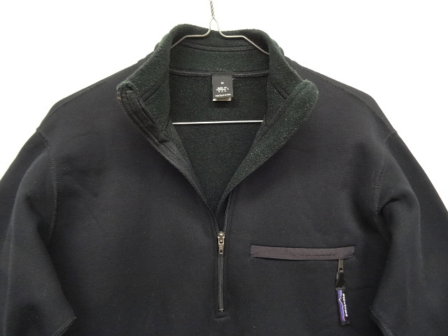 画像: 90'S PATAGONIA ハーフジップ 裏フリース ストレッチプルオーバー ブラック USA製 (VINTAGE)