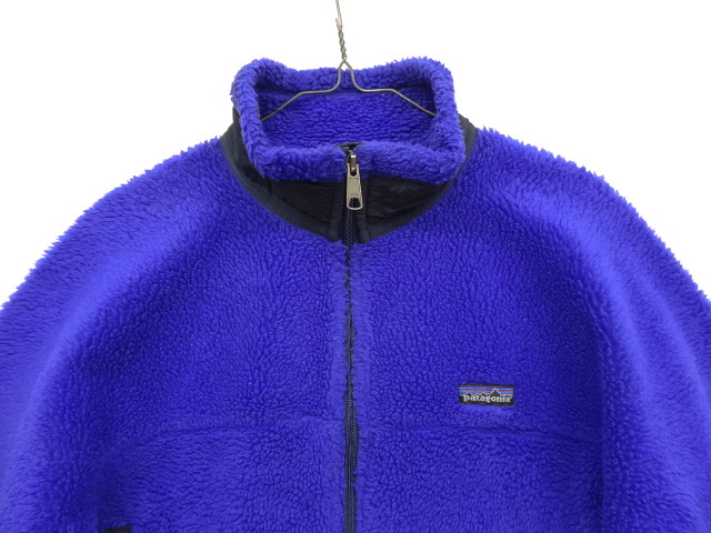 画像: 90'S PATAGONIA レトロX 裏地P.E.F フリースジャケット ブルー/ブラック USA製 (VINTAGE)