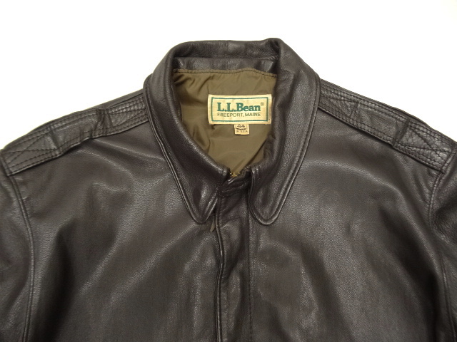 画像: 80'S LL Bean A-2 ゴートスキン レザー フライトジャケット USA製 (VINTAGE)