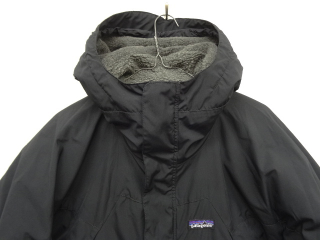 画像: 04'S PATAGONIA "INFURNO JACKET" 裏ボアフリース ナイロンジャケット ブラック (VINTAGE)