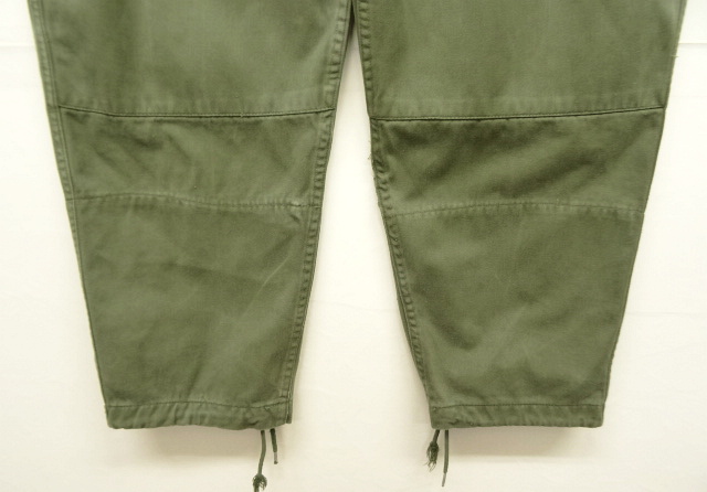 画像: 70'S フランス軍 M64 フィールドパンツ OLIVE 100C (VINTAGE)