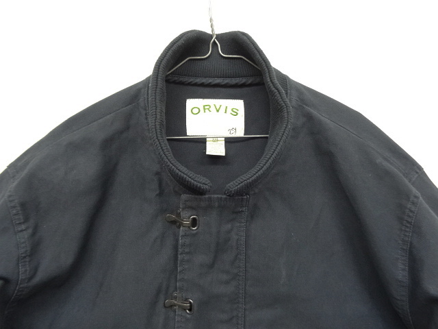 画像: ORVIS フックボタン デッキジャケット NAVY (VINTAGE)