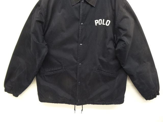 画像: 90'S RALPH LAUREN 裏地付き コーチジャケット DK NAVY (VINTAGE)