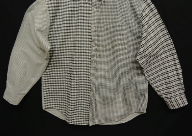 画像: 90'S GAP 旧タグ オックスフォード 三点留めBDシャツ クレイジーパターン (VINTAGE)