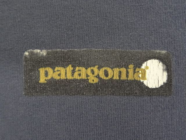 画像: 90'S PATAGONIA バックプリント BENEFICIAL T'S 長袖Tシャツ ネイビー MEXICO製 (VINTAGE)