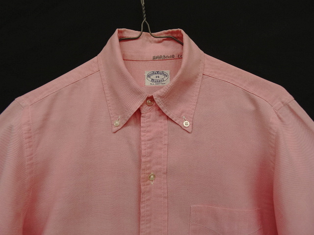 画像: 50'S BROOKS BROTHERS "MAKERS" 5ボタン オックスフォード BDシャツ ピンク USA製 (VINTAGE)