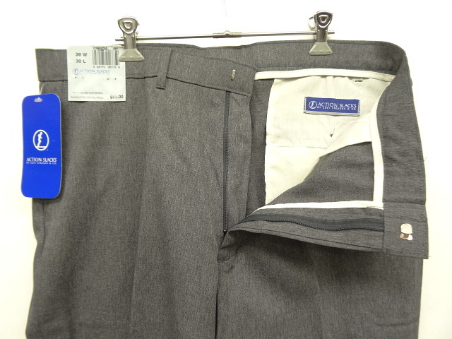 画像: 90'S LEVIS "ACTION SLACKS" スラックス グレー W38L30 (DEADSTOCK)