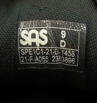 画像: アメリカ軍 "SAS(SAN ANTONIO SHOEMAKERS)製" トレーニングシューズ ブラック US9D USA製 (USED)