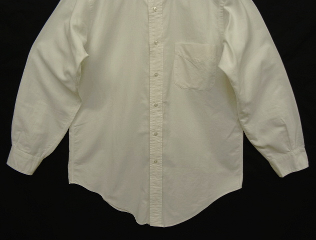 画像: 80'S BROOKS BROTHERS "MAKERS" オックスフォード BDシャツ ホワイト USA製 (VINTAGE)