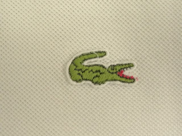 画像: 80'S CHEMISE LACOSTE ポロシャツ ホワイト フランス製 (VINTAGE)