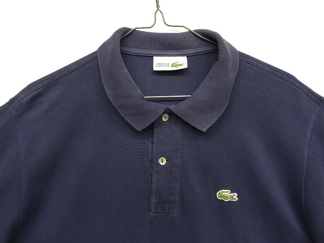 画像: 80'S CHEMISE LACOSTE ポロシャツ ネイビー フランス製 (VINTAGE)