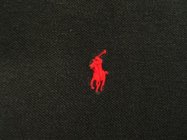 画像: 90'S RALPH LAUREN 半袖 ポロシャツ ブラック USA製 (VINTAGE)