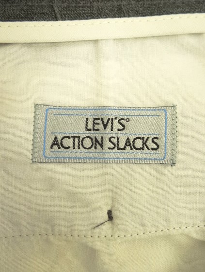 画像: 90'S LEVIS "ACTION SLACKS" スラックス チャコール (VINTAGE)